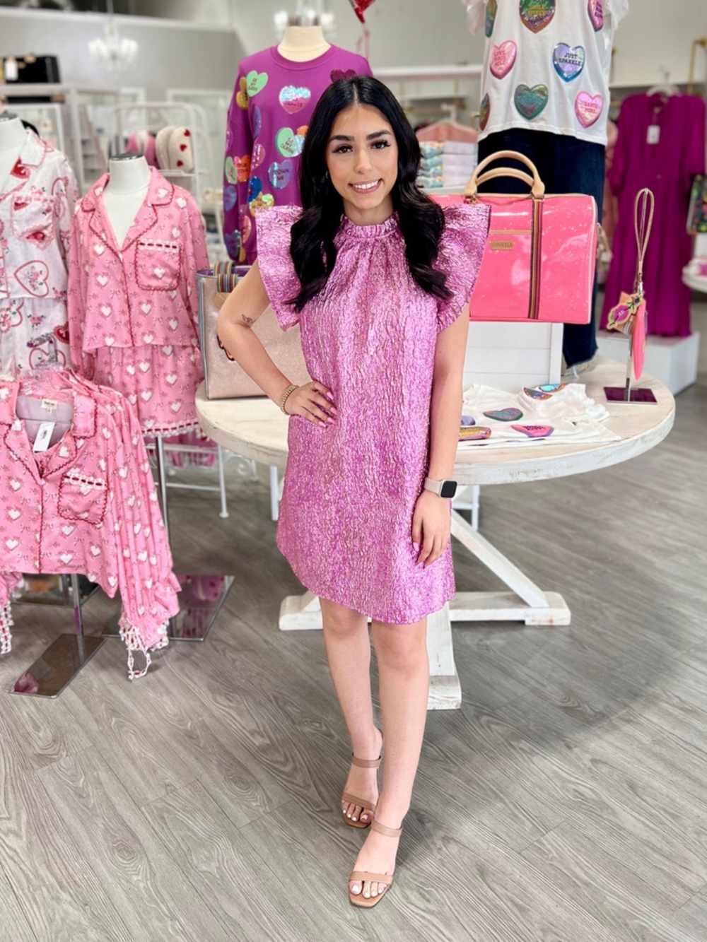 THML Boutique Pink Mindy Dress